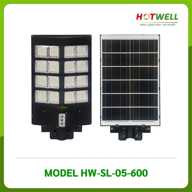 Đèn Đường NLMT Hotwell HW-SL-05-600