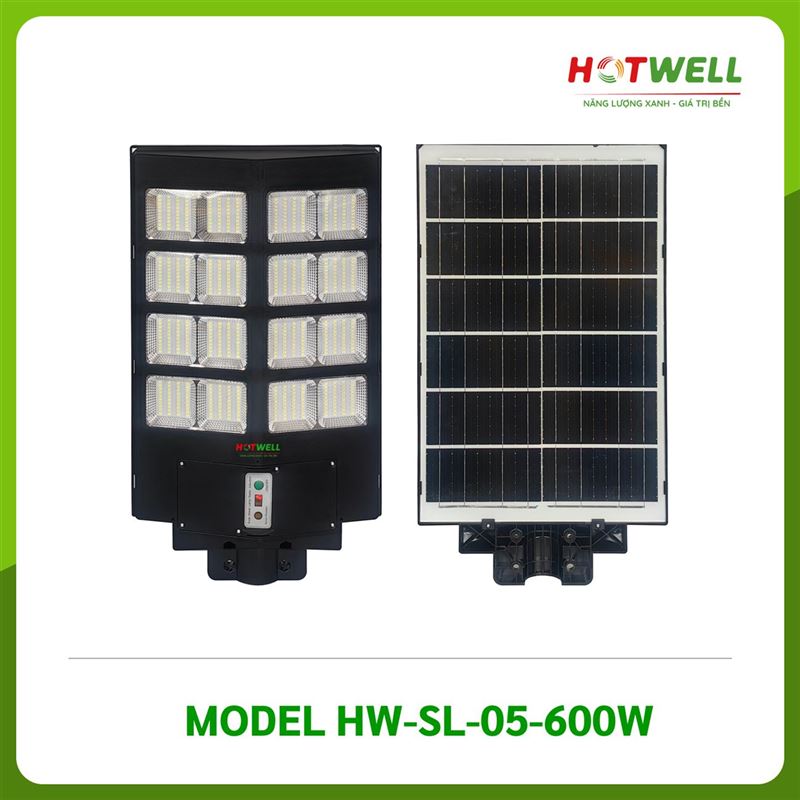 Đèn Đường NLMT Hotwell HW-SL-05-600W