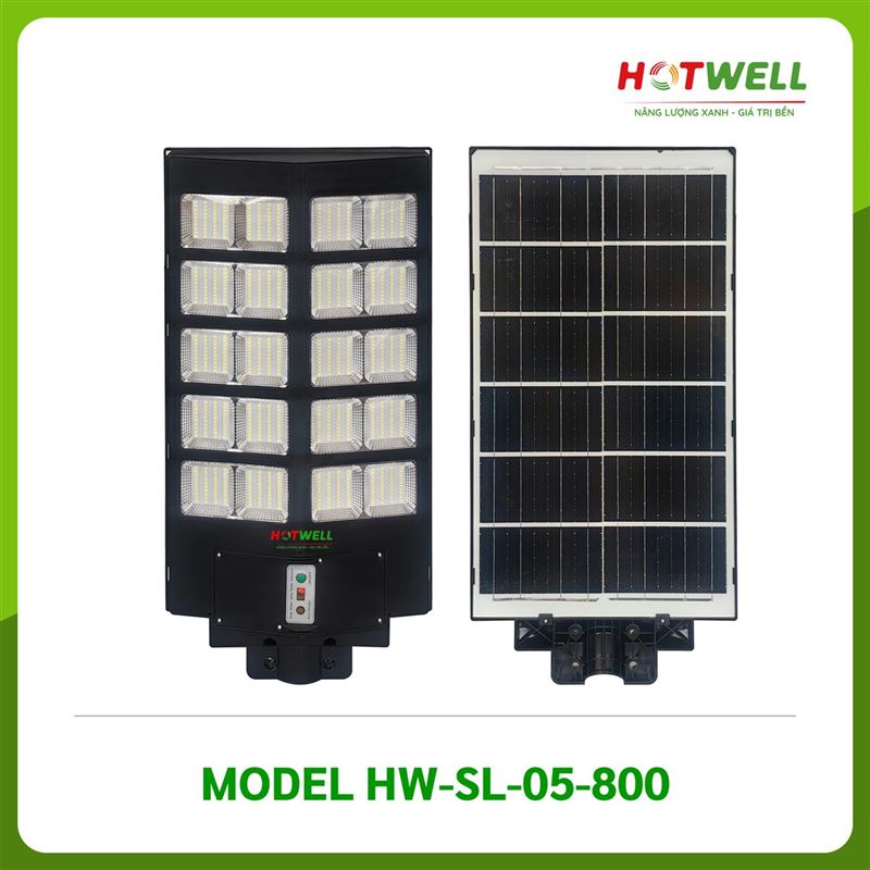 Đèn Đường NLMT Hotwell HW-SL-05-800