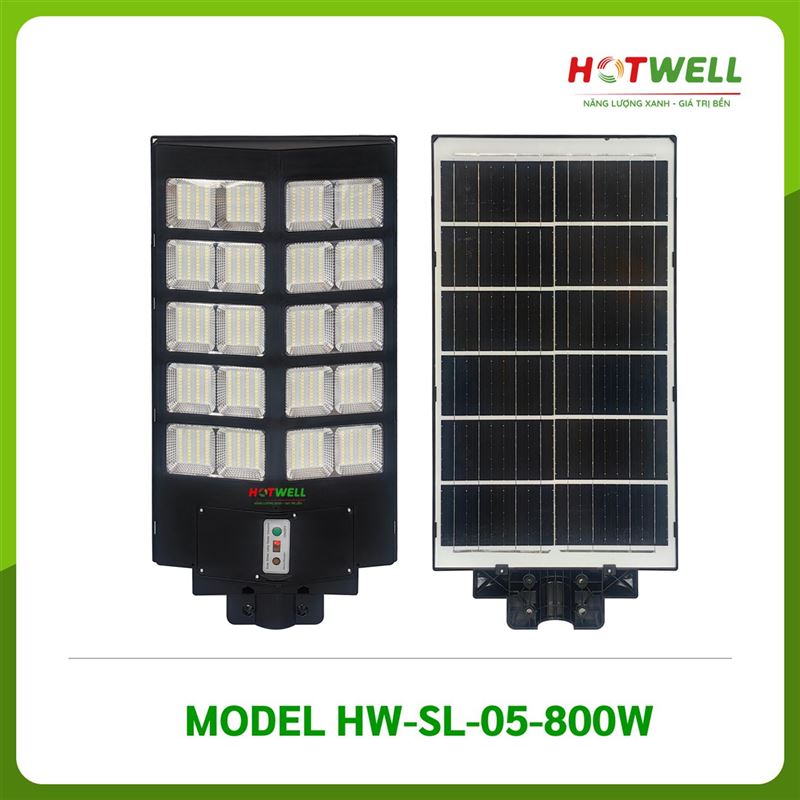 Đèn Đường NLMT Hotwell HW-SL-05-800W